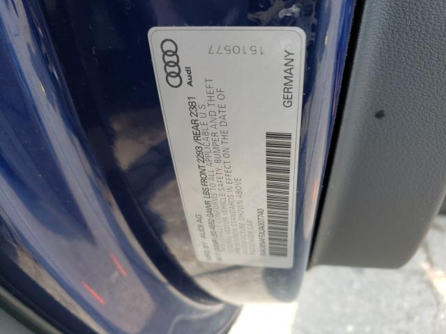 2018 AUDI A5 PREMIUM WAU8NAF5XJA007740