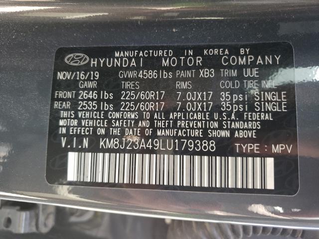 2020 HYUNDAI TUCSON SE KM8J23A49LU179388