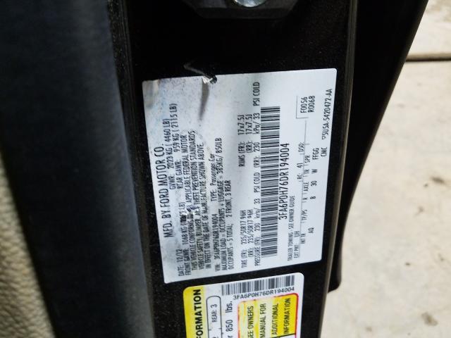 2013 FORD FUSION SE 3FA6P0H76DR194004