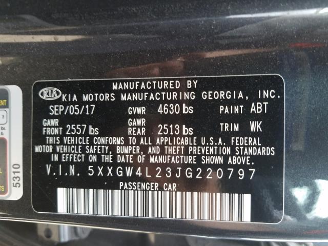 2018 KIA OPTIMA SX 5XXGW4L23JG220797