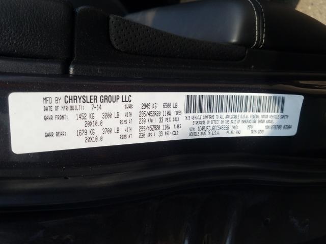 2014 JEEP GRAND CHER 1C4RJFDJ6EC545958