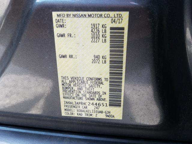 2017 NISSAN ALTIMA 2.5 1N4AL3AP8HC244651