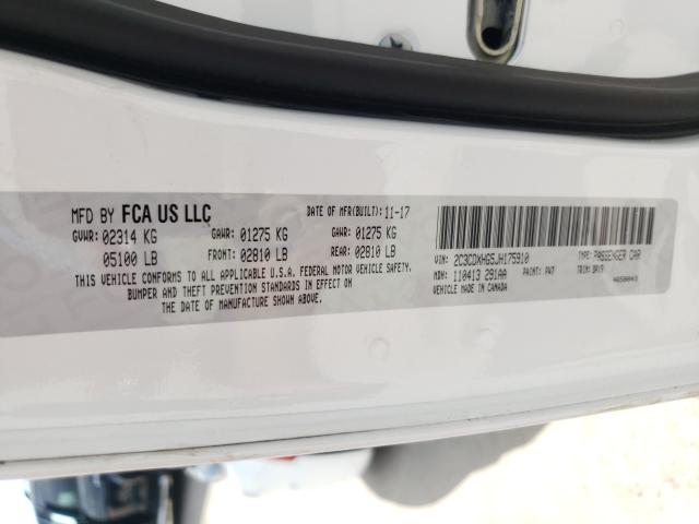 2018 DODGE CHARGER SX 2C3CDXHG5JH175910