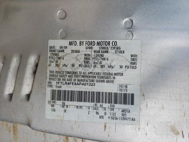2010 FORD RANGER 1FTLR4FE8APA01323