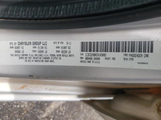 2012 DODGE AVENGER SE 1C3CDZAB0CN103081