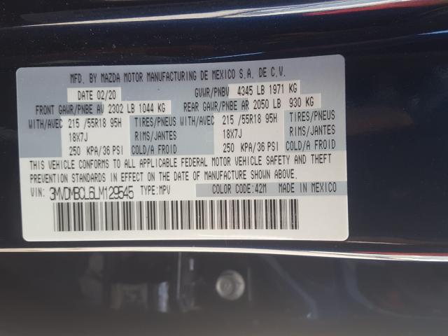 2020 MAZDA CX-30 SELE 3MVDMBCL6LM129545