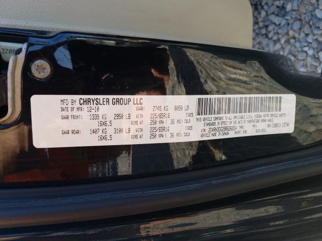 2011 DODGE GRAND CARA 2D4RN3DG2BR626954