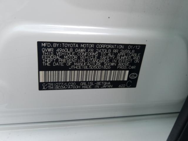 2013 LEXUS GS 350 JTHCE1BL5D5001826