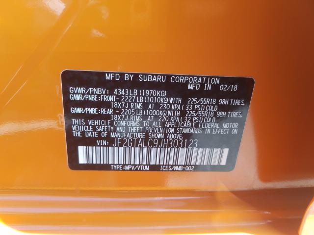 2018 SUBARU CROSSTREK JF2GTALC9JH303123