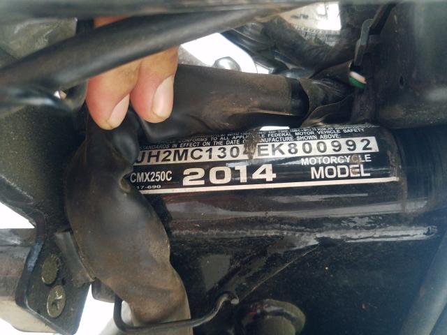 2014 HONDA CMX250 C JH2MC1304EK800992