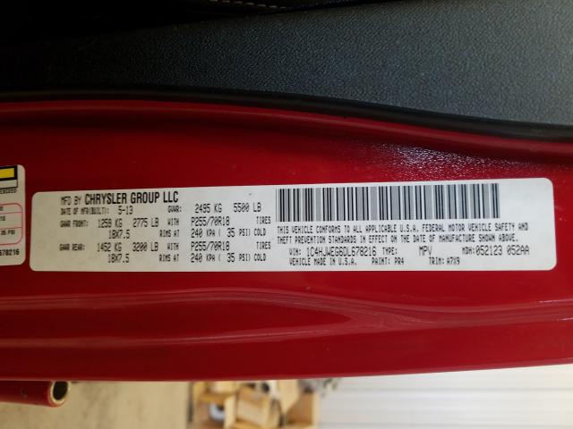 2013 JEEP WRANGLER U 1C4HJWEG6DL678216