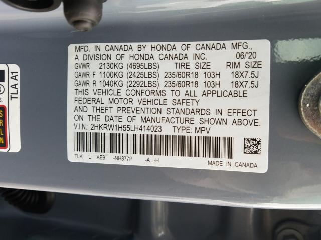 2020 HONDA CR-V EX 2HKRW1H55LH414023