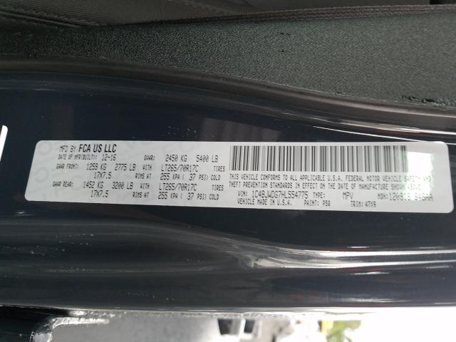 2017 JEEP WRANGLER U 1C4BJWDG7HL554775