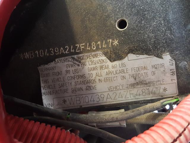 2004 BMW R1150 R WB10439A24ZF48147