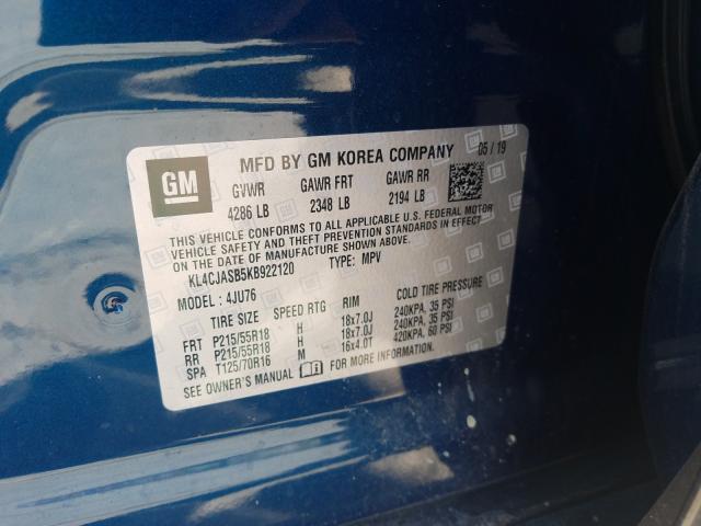 2019 BUICK ENCORE PRE KL4CJASB5KB922120