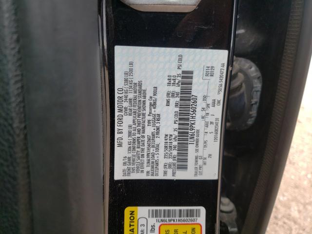2017 LINCOLN CONTINENTA 1LN6L9PK1H5602607