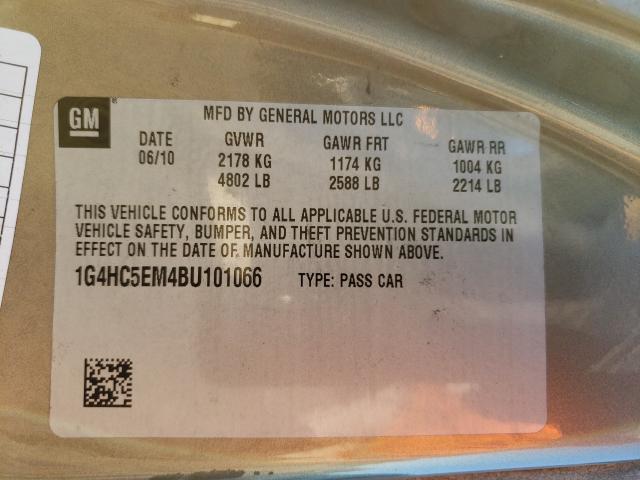 2011 BUICK LUCERNE CX - 1G4HC5EM4BU101066