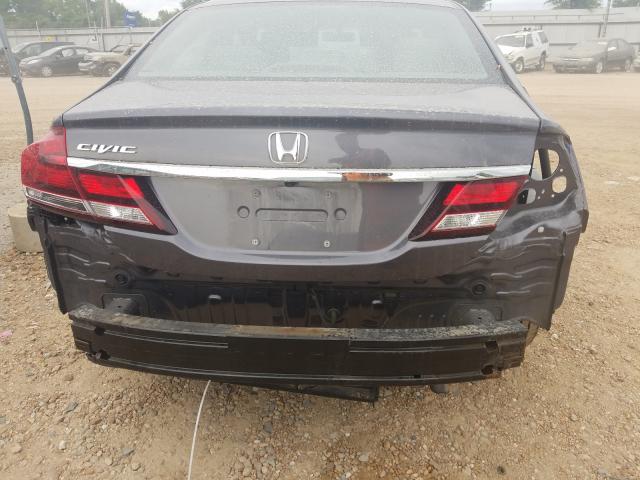2014 HONDA CIVIC EXL 19XFB2F93EE050721