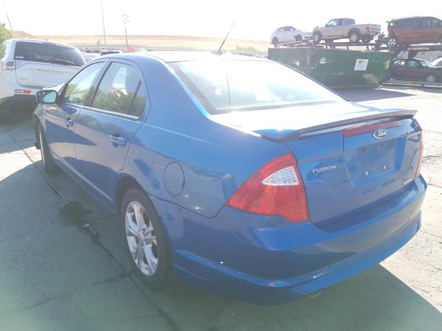 2012 FORD FUSION SE 3FAHP0HG5CR237903