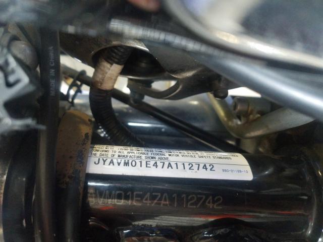 2007 YAMAHA VSTAR JYAVM01E47A112742