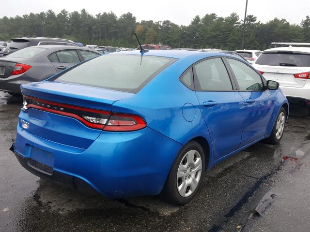 2016 DODGE DART SE 1C3CDFAA0GD564637