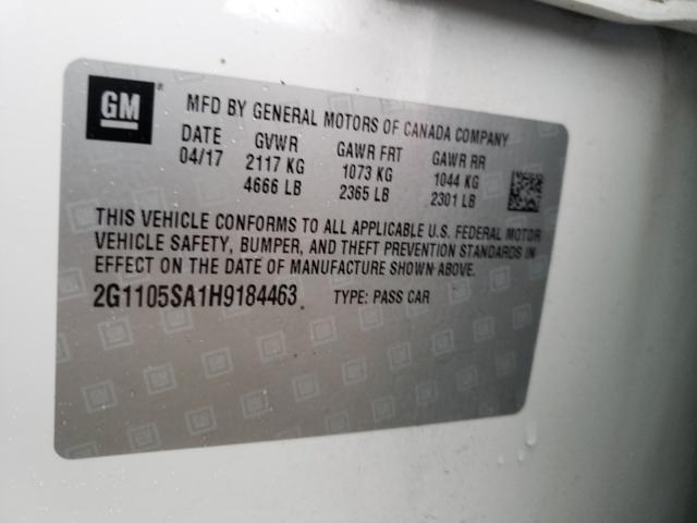 2017 CHEVROLET IMPALA LT 2G1105SA1H9184463