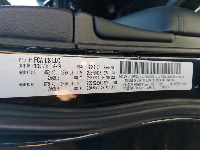 2019 JEEP GRAND CHER 1C4RJFBG8KC701937