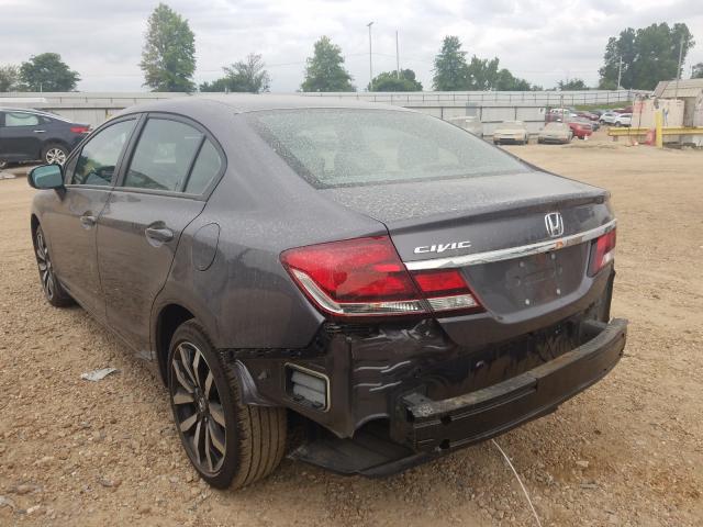 2014 HONDA CIVIC EXL 19XFB2F93EE050721