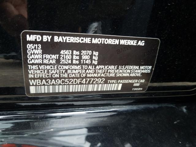 2013 BMW 335 I WBA3A9C52DF477292