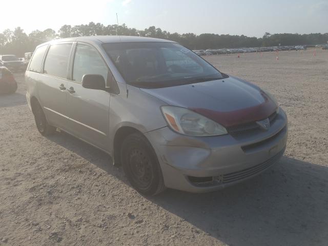 Salvage cars for sale from Copart Houston, TX: 2004 Toyota Sienna CE