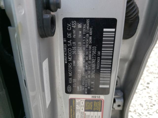 2019 KIA RIO S 3KPA24AB7KE179833