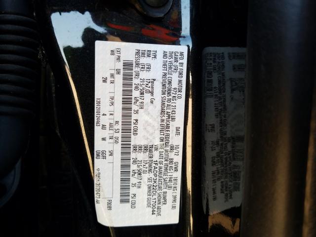 2013 FORD FOCUS 1FADP3K22DL170044