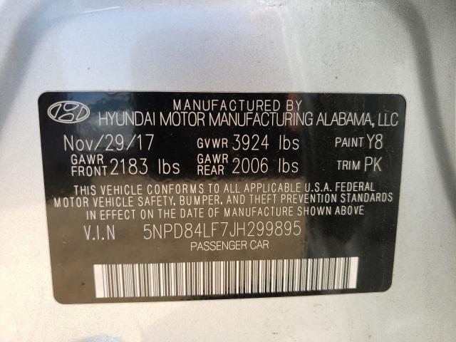 2018 HYUNDAI ELANTRA SE - 5NPD84LF7JH299895