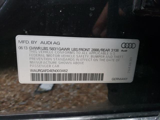2014 AUDI A8 L QUATT WAURGAFD4EN003462