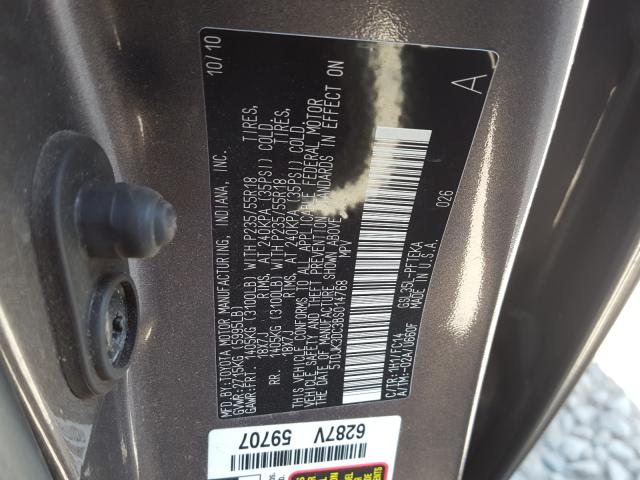 2011 TOYOTA SIENNA LE 5TDJK3DC3BS014768