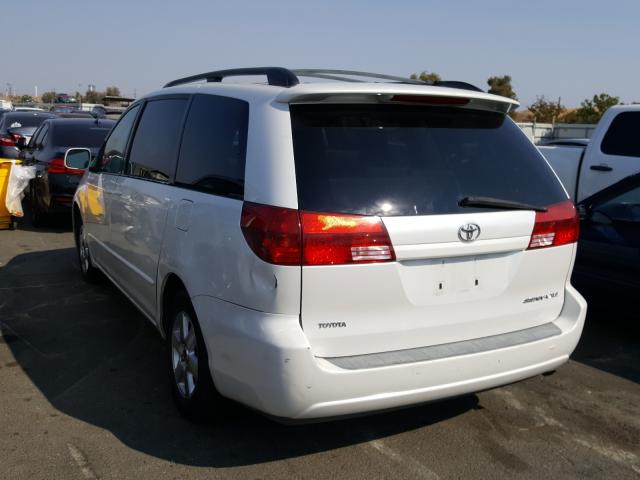 toyota sienna 2004 vin 5tdza22c14s220273