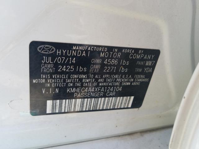 2015 HYUNDAI SONATA HYB KMHEC4A4XFA124104