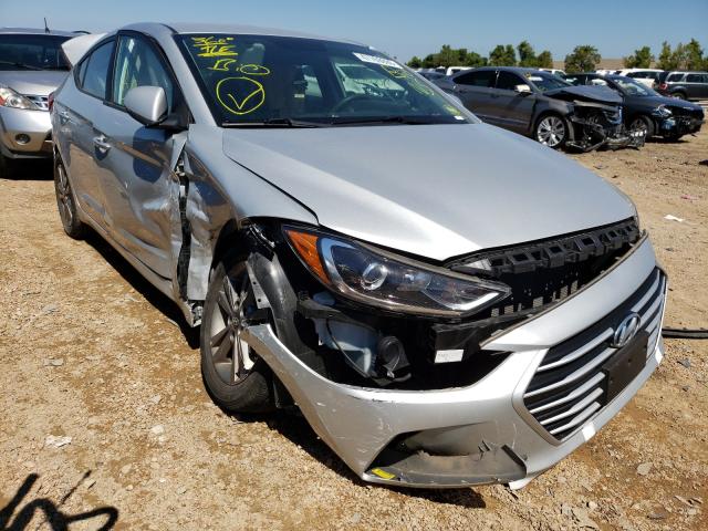 Salvage cars for sale at Bridgeton, MO auction: 2018 Hyundai Elantra SEL
