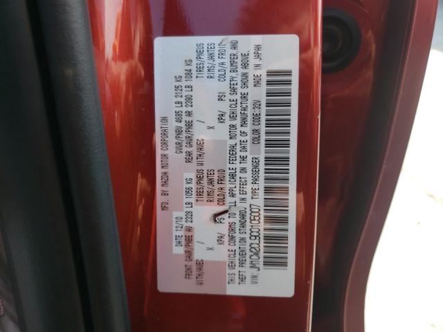 2012 MAZDA 5 JM1CW2CL9C0105007