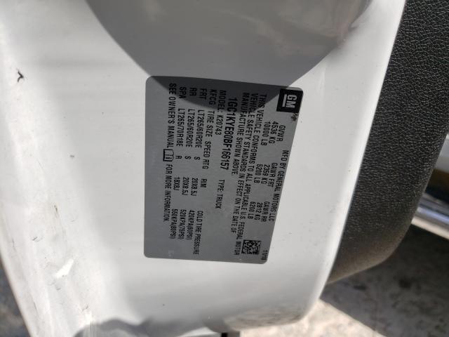 2011 CHEVROLET SILVERADO 1GC1KYE80BF166157