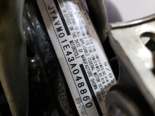2003 YAMAHA XVS65 BASE JYAVM01E43A048860