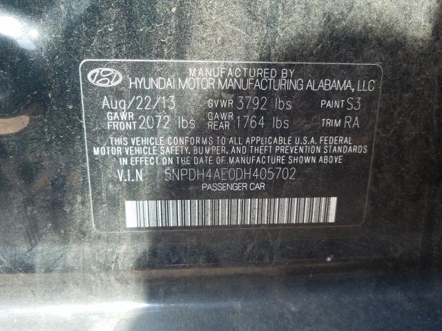 2013 HYUNDAI ELANTRA GL 5NPDH4AE0DH405702