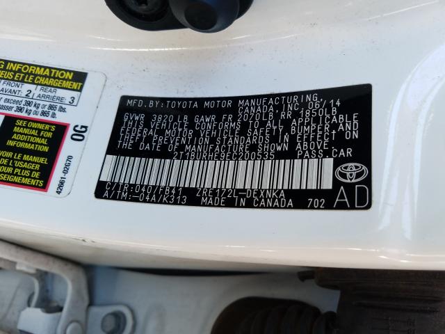 2014 TOYOTA COROLLA L 2T1BURHE9EC200535