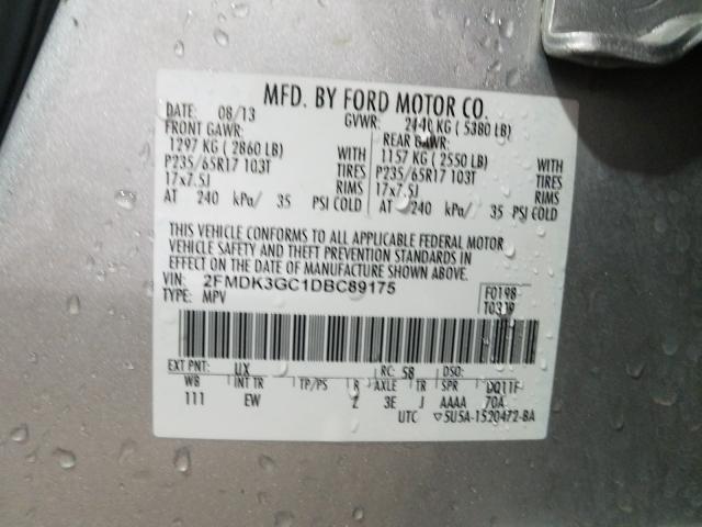 2013 FORD EDGE SE 2FMDK3GC1DBC89175