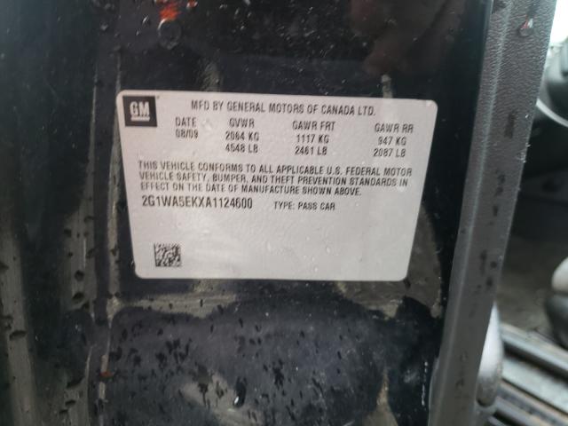 2010 CHEVROLET IMPALA LS 2G1WA5EKXA1124600