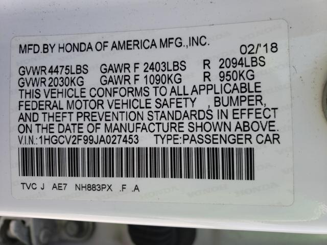 2018 HONDA ACCORD TOU 1HGCV2F99JA027453