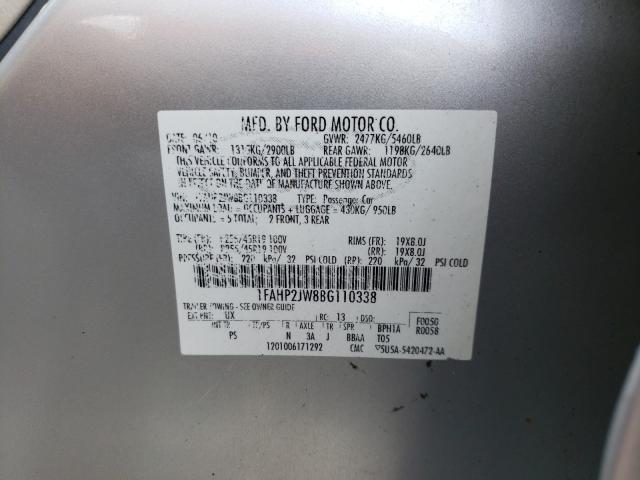 2011 FORD TAURUS LIM 1FAHP2JW8BG110338