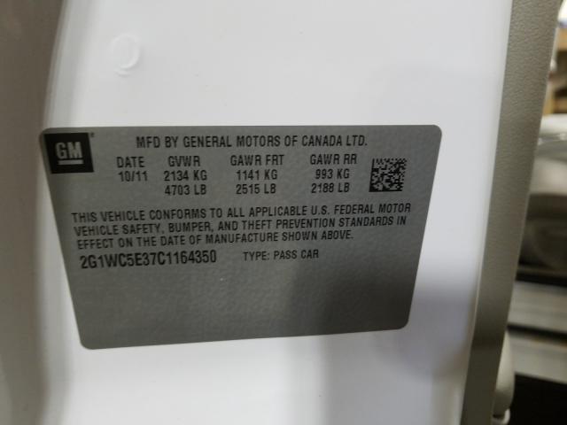 2012 CHEVROLET IMPALA LTZ 2G1WC5E37C1164350
