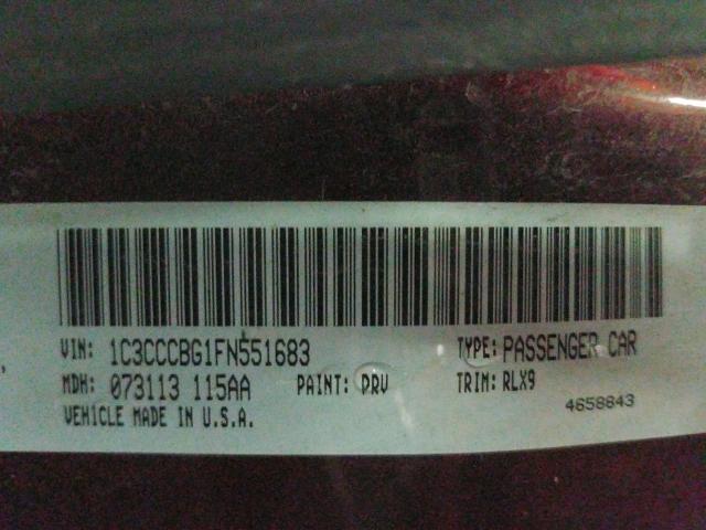 2015 CHRYSLER 200 S 1C3CCCBG1FN551683