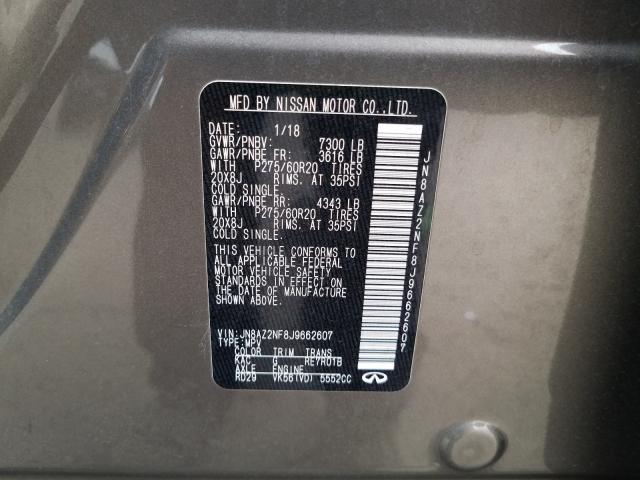 2018 INFINITI QX80 BASE JN8AZ2NF8J9662607